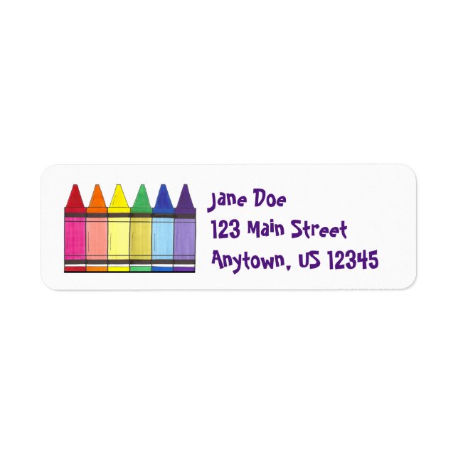 Rainbow Crayons Artist Art Supplies Teacher Pride (Front)