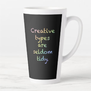 Rainbow "Creative Types are Seldom Tidy" Mug