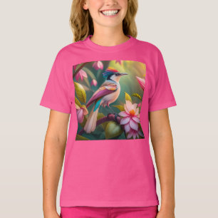 Rainbow crested Jay Fantasy Bird T-Shirt