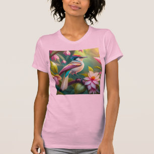 Rainbow crested Jay Fantasy Bird T-Shirt
