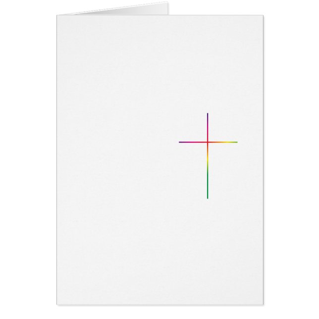 Rainbow cross (Front)