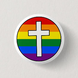 Rainbow Cross Button