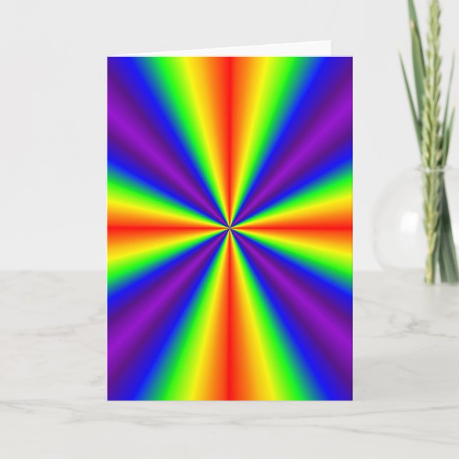 Rainbow Cross Card (Front)