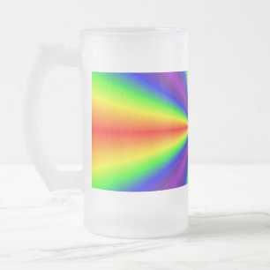Rainbow Cross Frosted Mug
