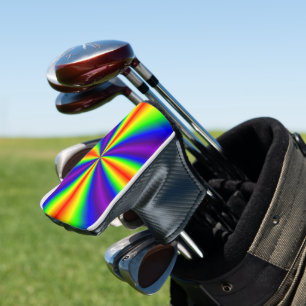 Rainbow Cross Golf Head Cover