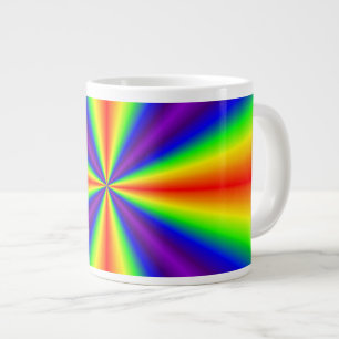Rainbow Cross Large Coffee Mug