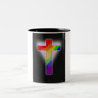 Rainbow Cross Mug