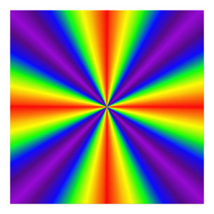 Rainbow Cross Photo Print