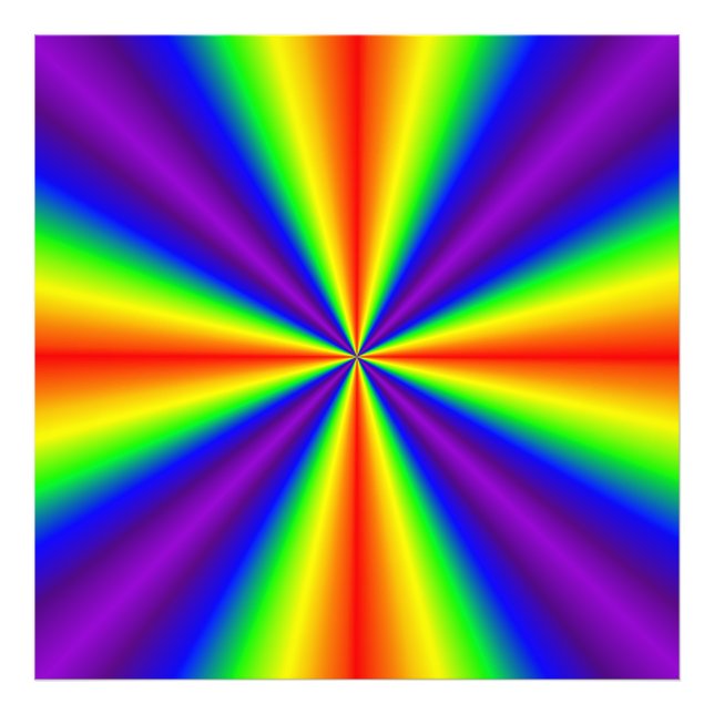 Rainbow Cross Photo Print (Front)