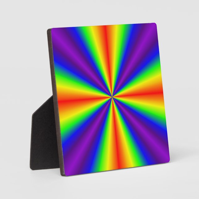 Rainbow Cross Plaque (Front)