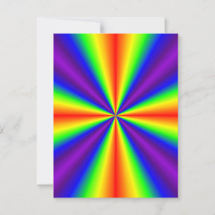 Rainbow Cross Postcard