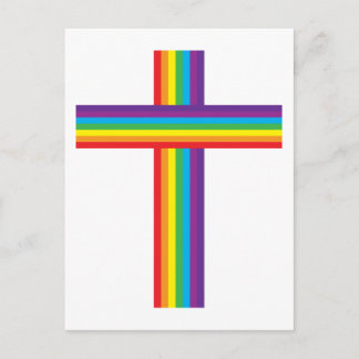 Rainbow CROSS Postcard