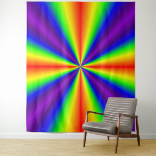Rainbow Cross Tapestry
