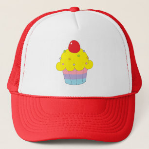 Rainbow Cupcake Trucker Hat