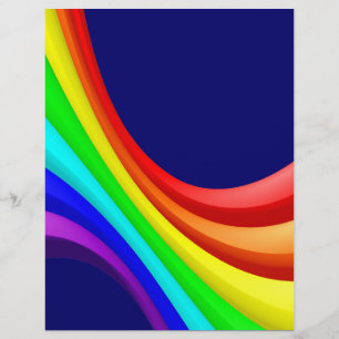 Rainbow Curve - Dark Blue 000066 Flyer