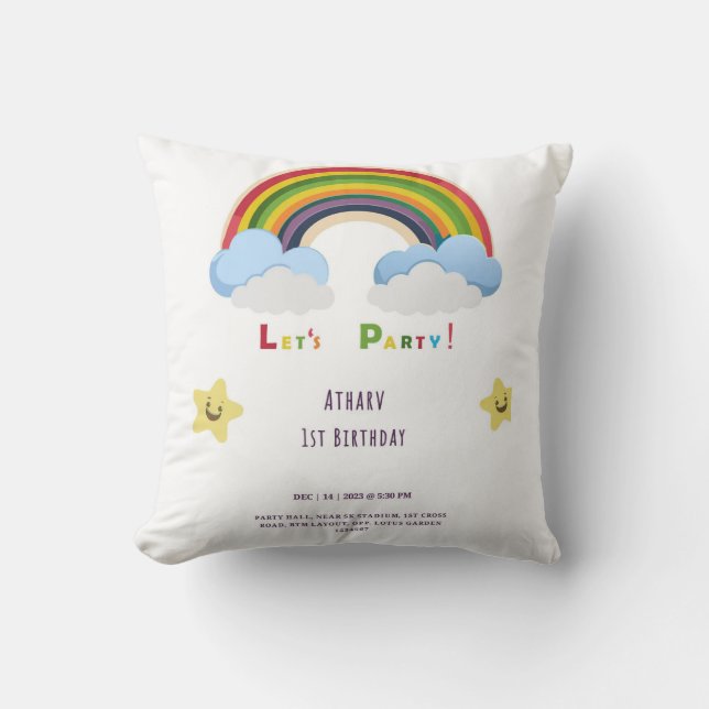 Rainbow Cushion (Front)
