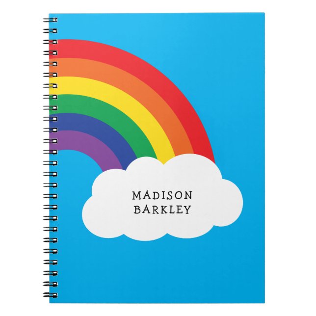 Rainbow Cute Kids Notebook (Front)