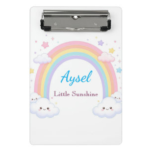 Rainbow Cute Kids Sticker 🌈 Mini Clipboard