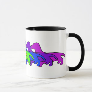 Rainbow Dachshund Mug