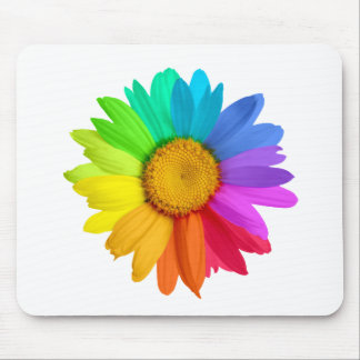Rainbow Daisy Mouse Mat