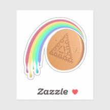 Rainbow Dalgona Candy Sticker