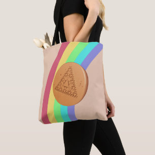 Rainbow Dalgona Candy Tote Bag