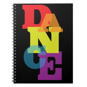 Rainbow Dance Vertical Notebook