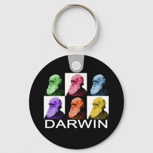 Rainbow Darwin keychain