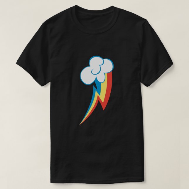 Rainbow Dash Cutie Mark Essential T-Shirt (Design Front)