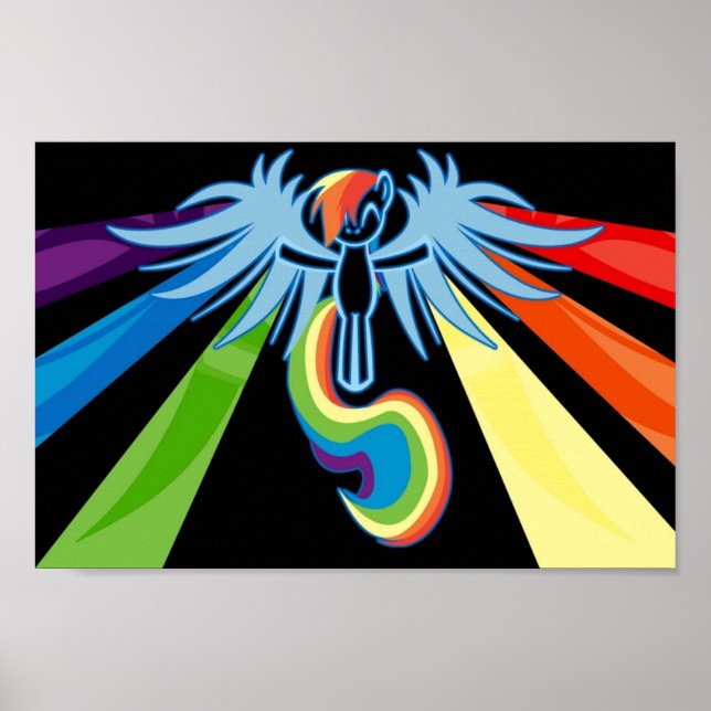 Rainbow Dash Minimal Poster (Front)