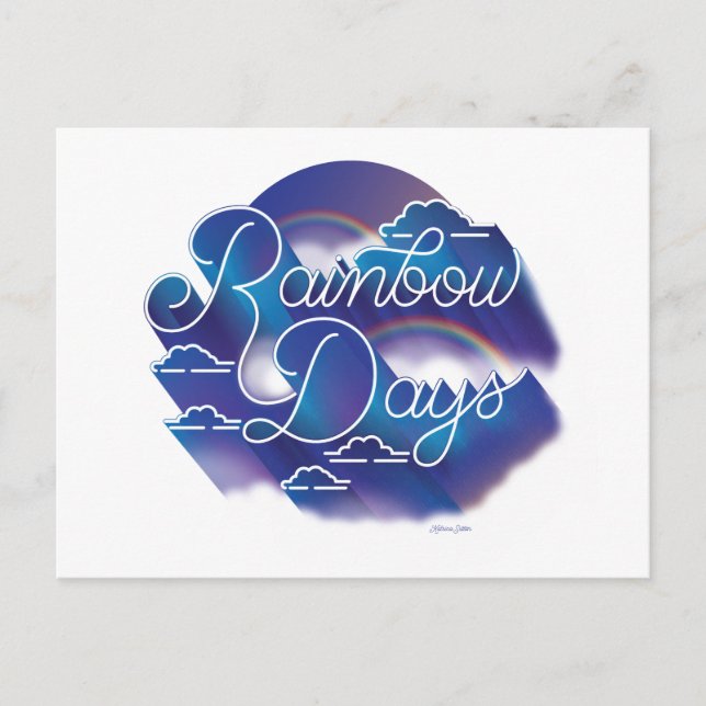 Rainbow Days / Postcard (Front)