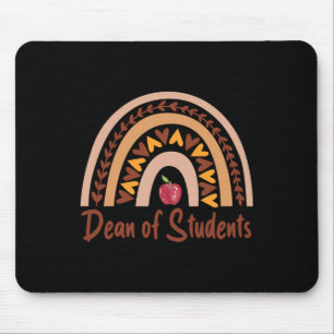 Rainbow Dean of Students Back to School Appreciati Mouse Mat