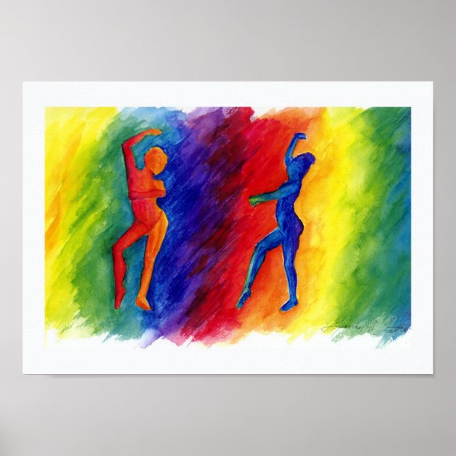 Rainbow Degas Poster Print (Front)