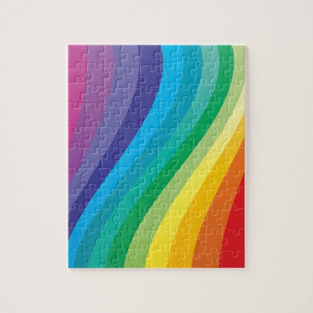 Rainbow design jigsaw puzzle (Vertical)