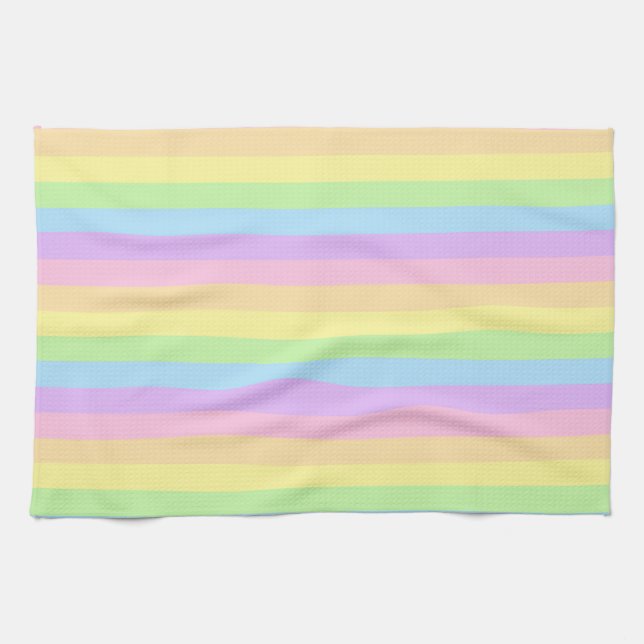 Rainbow Design Kitchen Towel (Horizontal)