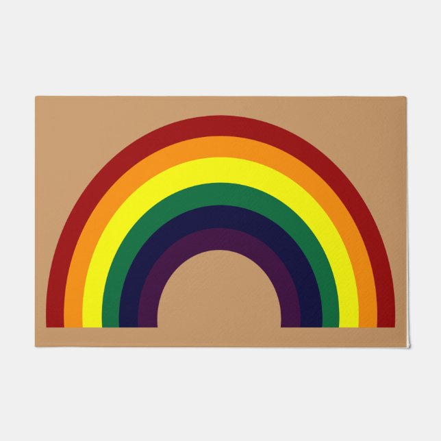 Rainbow Design Mat, Kid's Room  Doormat (Front)