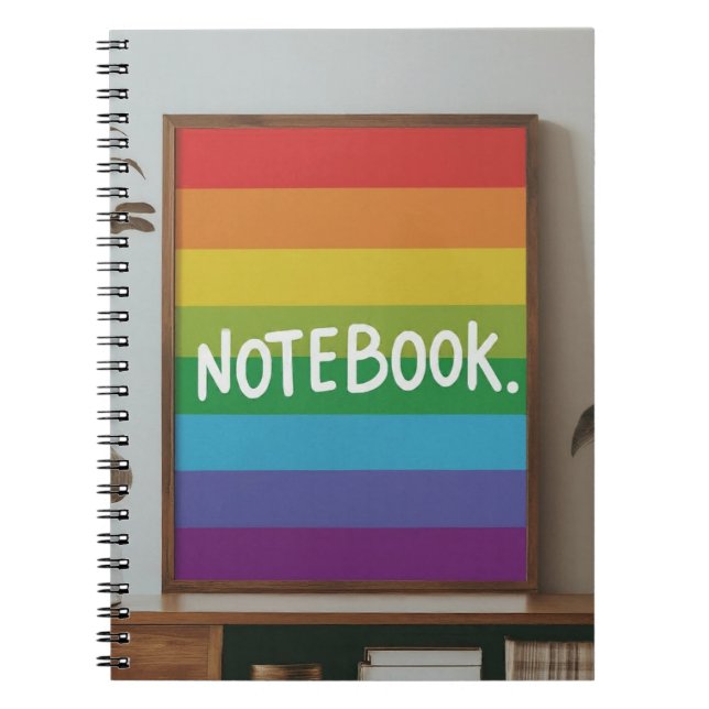 Rainbow Design Notebook (Front)