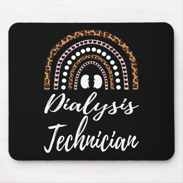 Rainbow Dialysis Technician And Dialysis Nurses  Mouse Mat (Front)