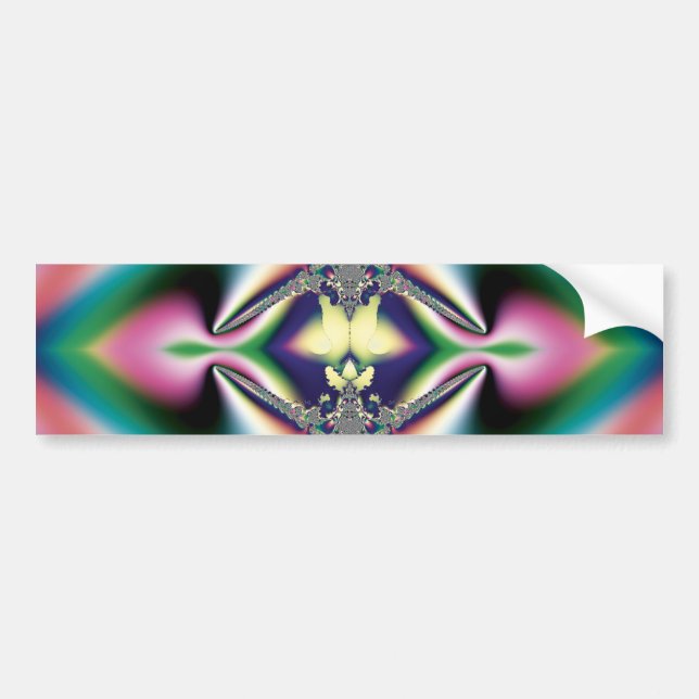 Rainbow Diamond Bumper Sticker (Front)