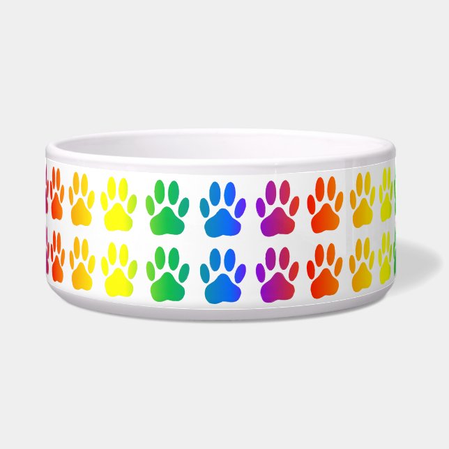 Rainbow Dog Pawprint (Front)
