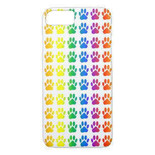 Rainbow Dog Pawprint iPhone 8/7 Case