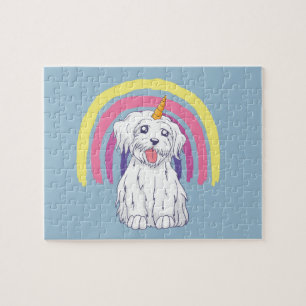 Rainbow Dogicorn Jigsaw Puzzle