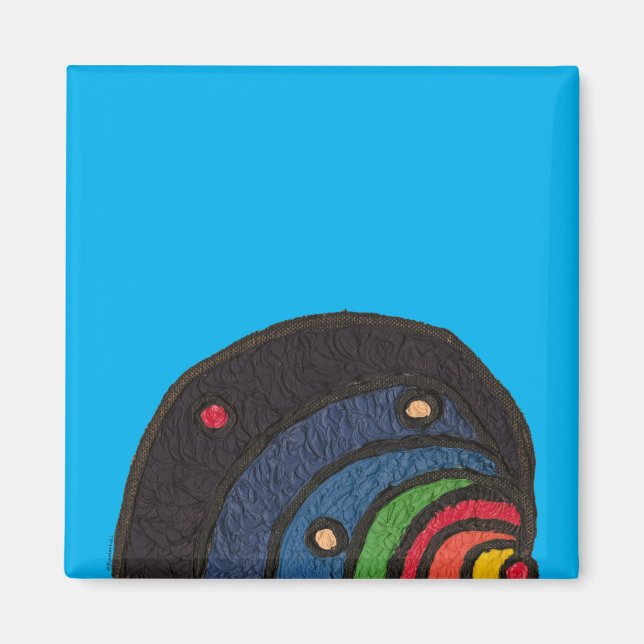 Rainbow Dome Magnet (Front)