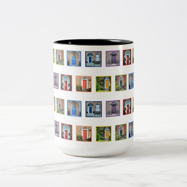 Rainbow Doors of Dublin Mug (Center)