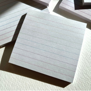 Rainbow Dot Rule Post-It Notes