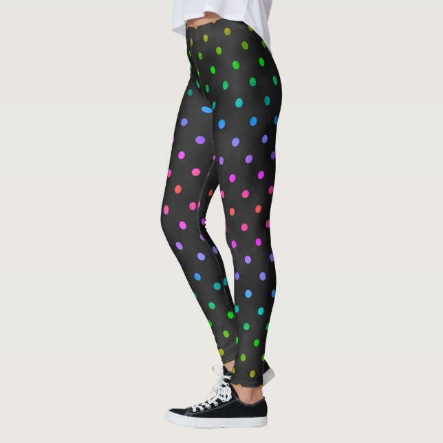RAINBOW DOTS LEGGINGS (Left)