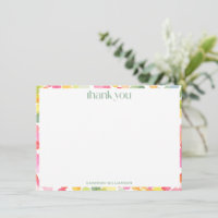Rainbow Dots Personalised Stationery Kids Name