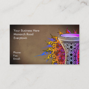 Rainbow Doumbek Business Cards