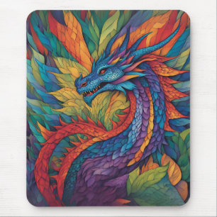Rainbow Dragon Adventure Kids' Graphic T-Shirt  Mouse Mat