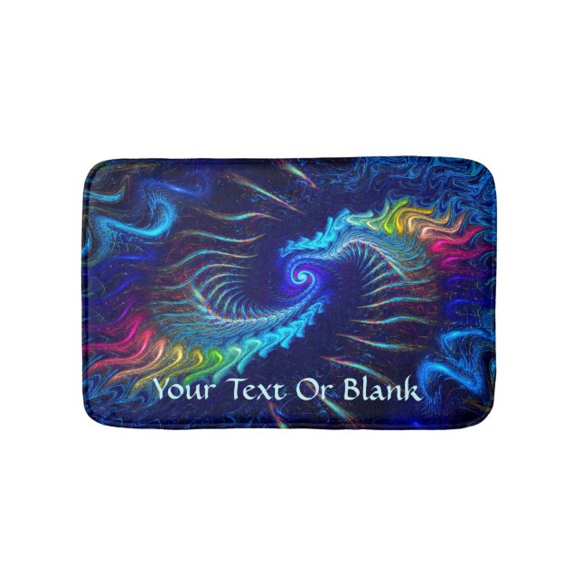 Rainbow Dragon Bath Mat (Front)